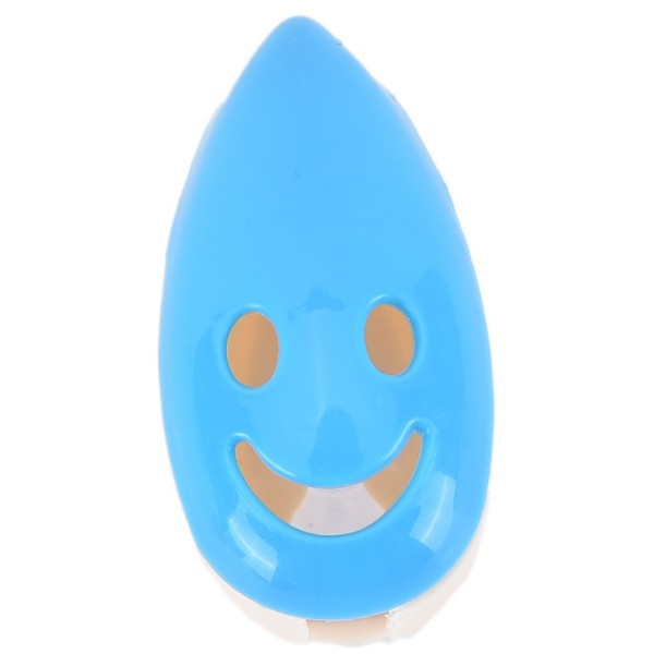 Toothbrush holder, smiling face, blue color